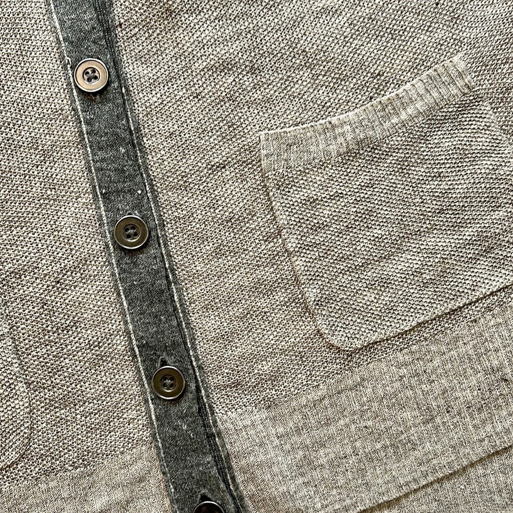 NWOT Madewell Sandstiched %100 Linen Cardigan Size Medium - Picture 4 of 11